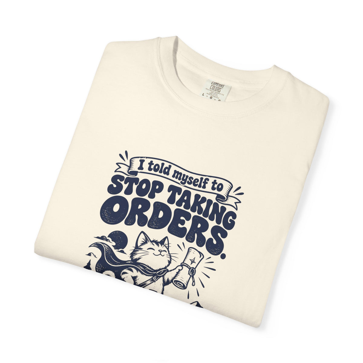Taking Orders – Funny Gaming T-Shirt – Bad Advice Club product mockup