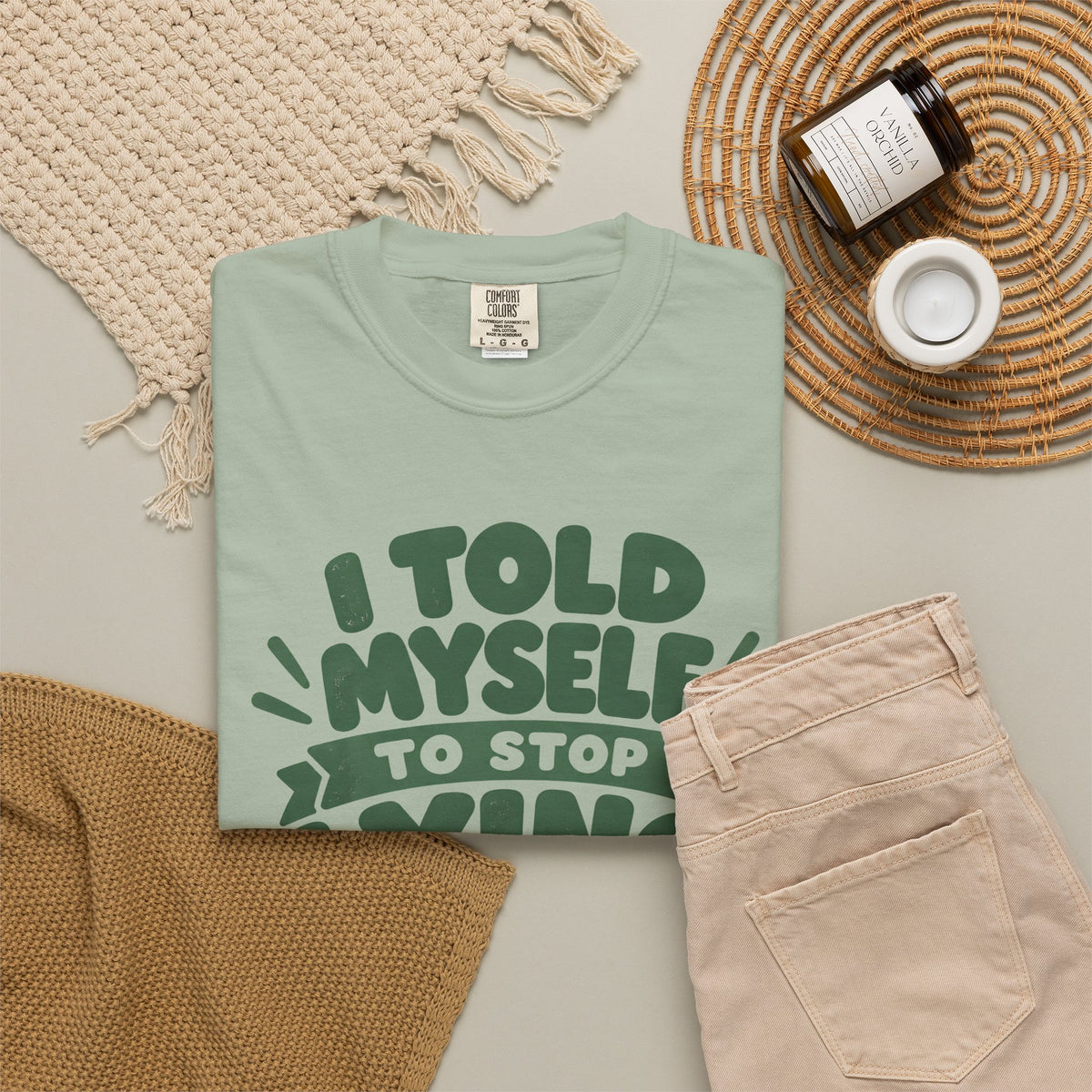 I Told Myself to Stop Lying Funny Quote T-Shirt