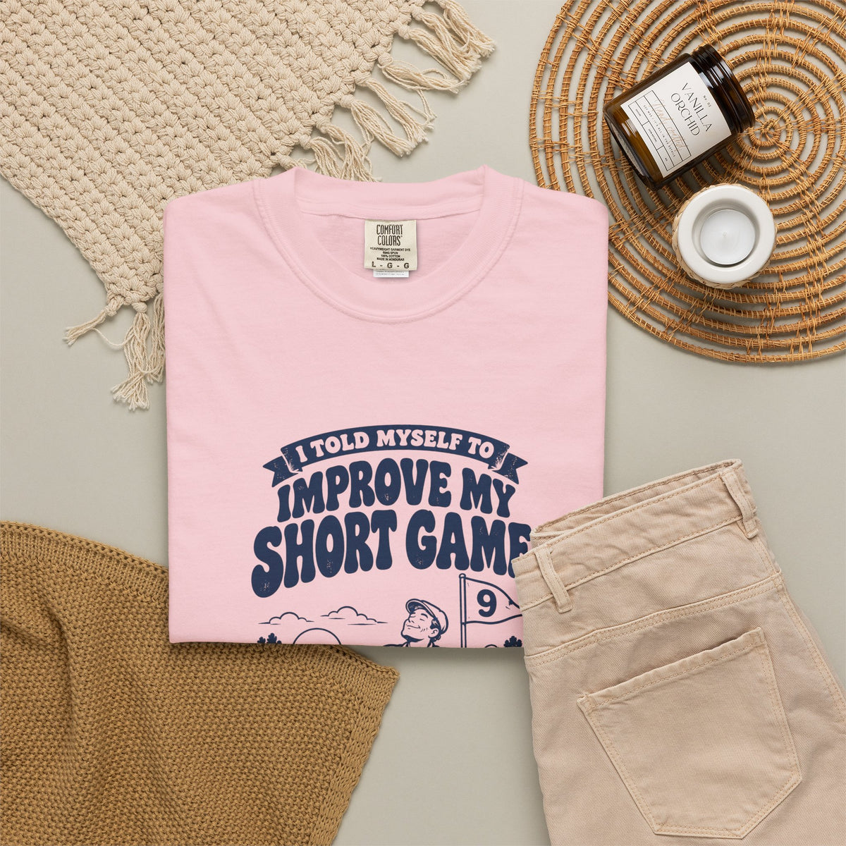 Short Game – Funny Golf T-Shirt – Bad Advice Club product mockup