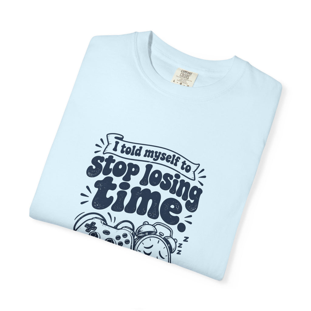 Losing Time – Funny Gaming T-Shirt – Bad Advice Club product mockup
