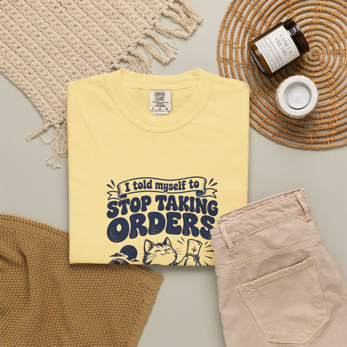 Taking Orders – Funny Gaming T-Shirt – Bad Advice Club product mockup