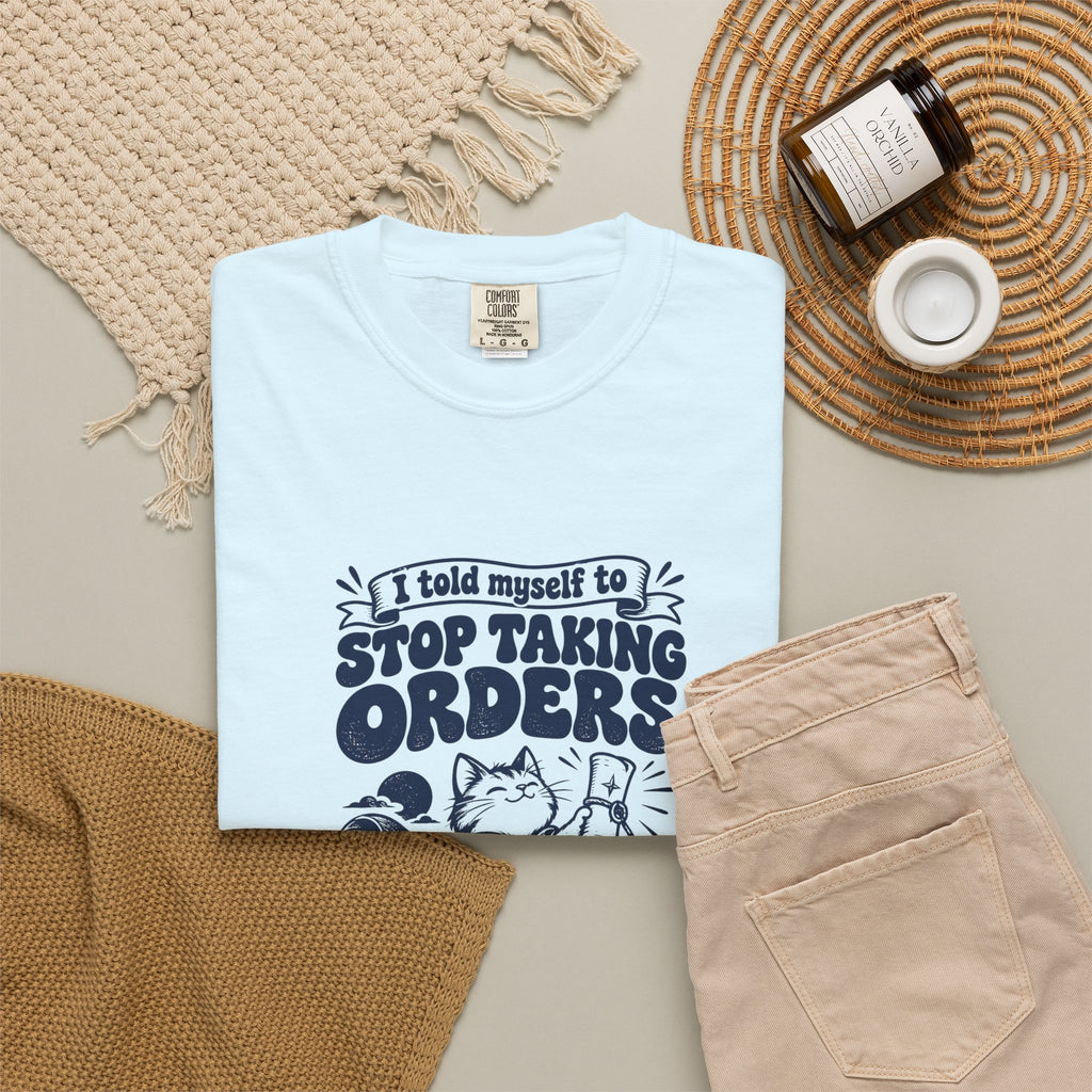 Taking Orders – Funny Gaming T-Shirt – Bad Advice Club product mockup