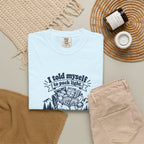 Pack Light – Funny Outdoor Escapes T-Shirt – Bad Advice Club product mockup