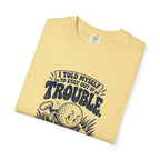 Stay Out of Trouble – Funny Golf T-Shirt – Bad Advice Club product mockup