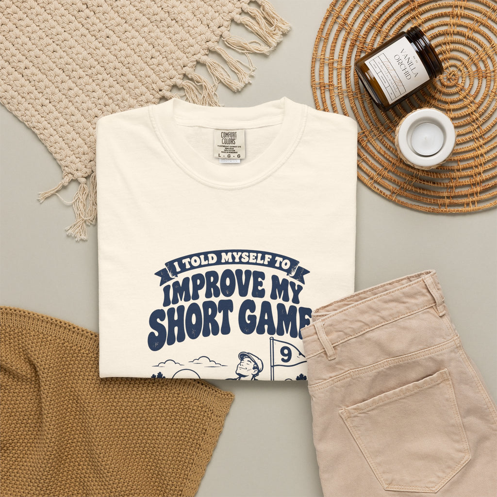 Short Game – Funny Golf T-Shirt – Bad Advice Club product mockup