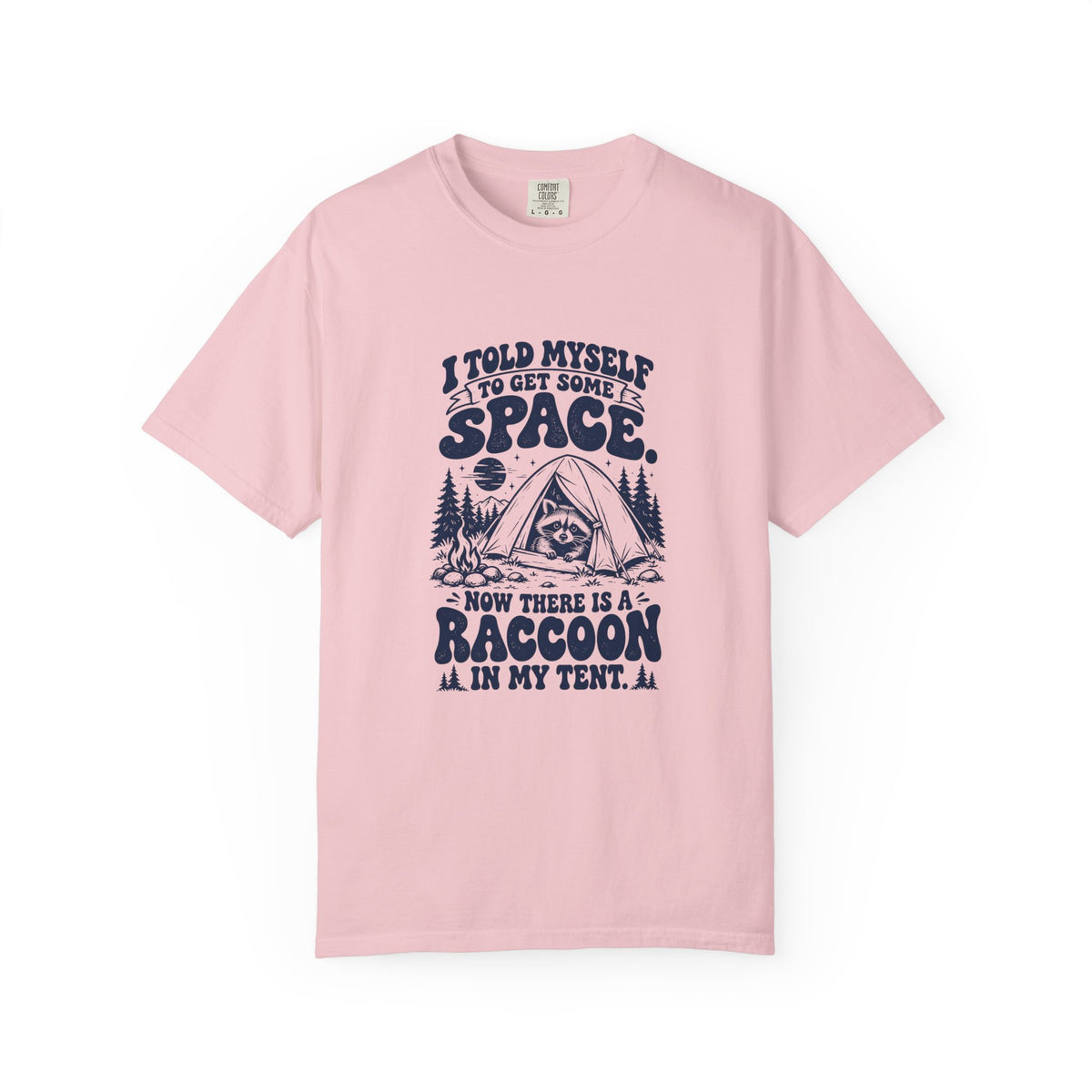 Get Some Space – Funny Outdoor Escapes T-Shirt – Blossom – Bad Advice Club product mockup