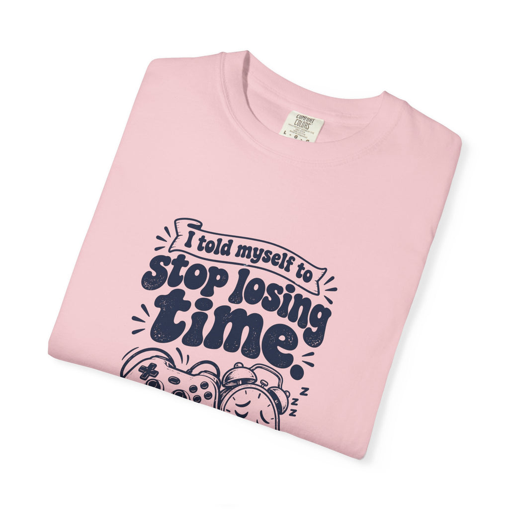 Losing Time – Funny Gaming T-Shirt – Bad Advice Club product mockup