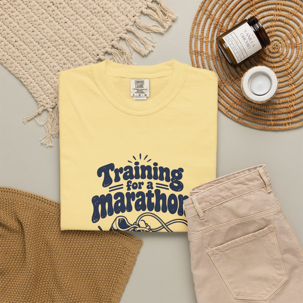 Questionable Marathon – Funny Running T-Shirt – Bad Advice Club product mockup