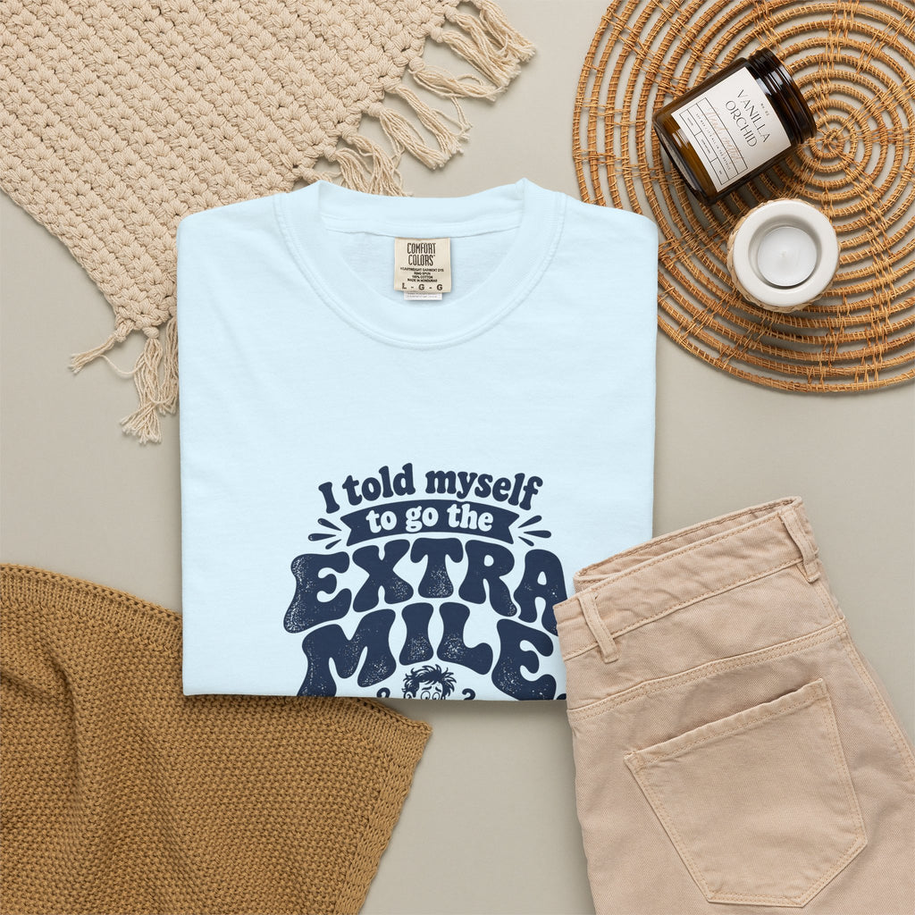Extra Mile – Funny Running T-Shirt – Bad Advice Club product mockup