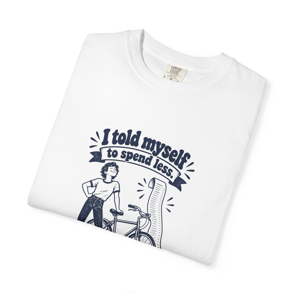 Save on Gas – Funny Cycling T-Shirt – Bad Advice Club product mockup