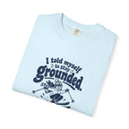 Stay Grounded – Funny Ski & Snow T-Shirt – Bad Advice Club product mockup