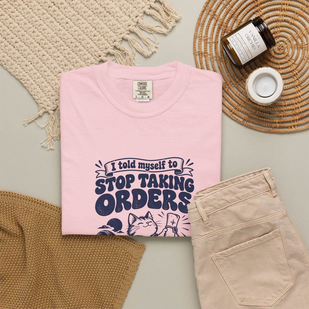 Taking Orders – Funny Gaming T-Shirt – Bad Advice Club product mockup