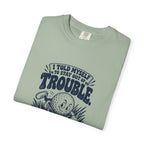 Stay Out of Trouble – Funny Golf T-Shirt – Bad Advice Club product mockup