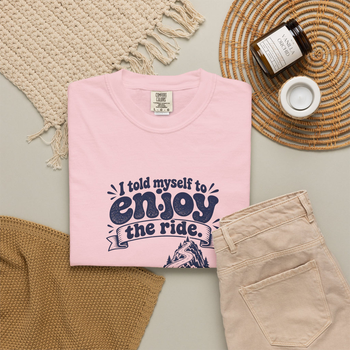 Enjoy the Ride – Funny Cycling T-Shirt – Bad Advice Club product mockup