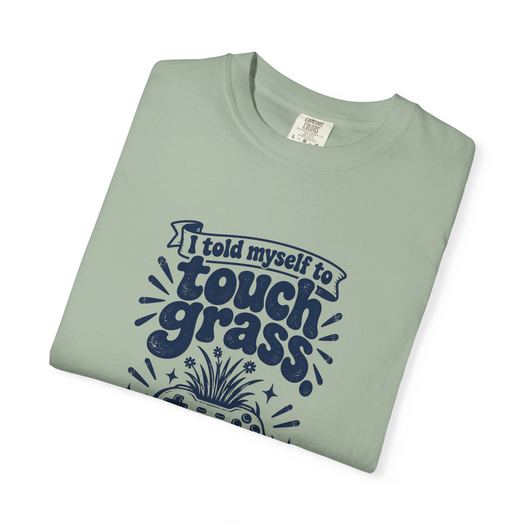 Touch Grass – Funny Gaming T-Shirt – Bad Advice Club product mockup