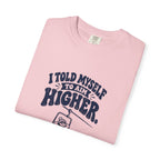 Aim Higher – Funny Ski T-Shirt – Bad Advice Club product mockup