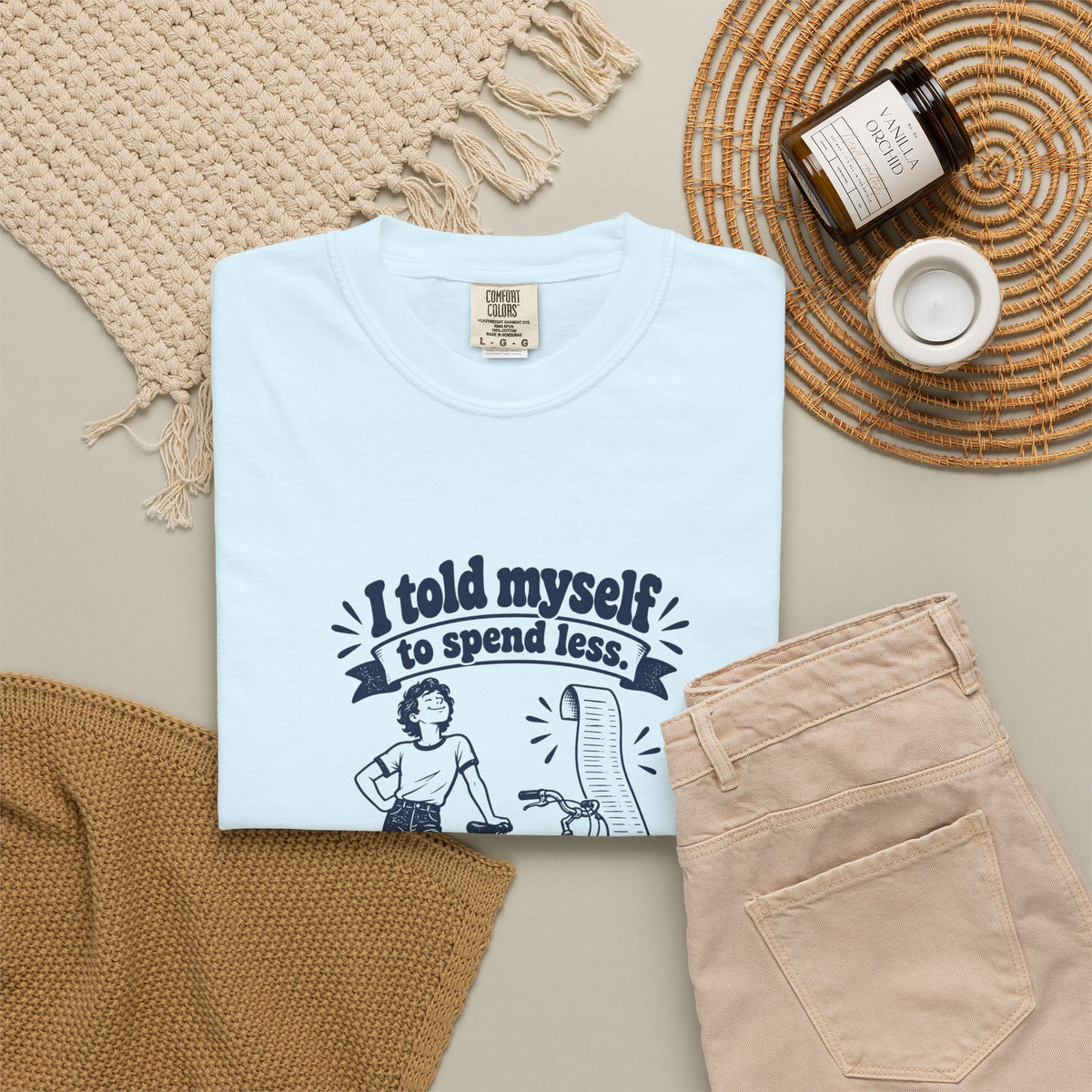 Save on Gas – Funny Cycling T-Shirt – Bad Advice Club product mockup