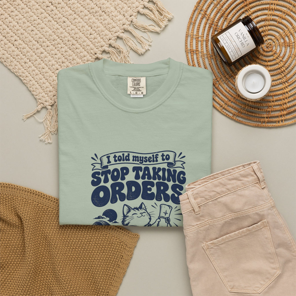 Taking Orders – Funny Gaming T-Shirt – Bad Advice Club product mockup