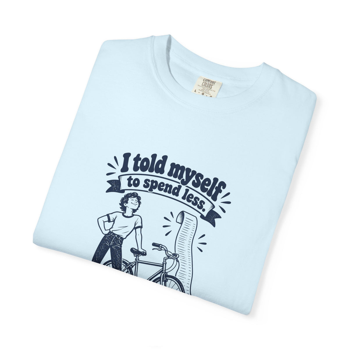 Save on Gas – Funny Cycling T-Shirt – Bad Advice Club product mockup