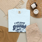 Stay Grounded – Funny Ski & Snow T-Shirt – Bad Advice Club product mockup
