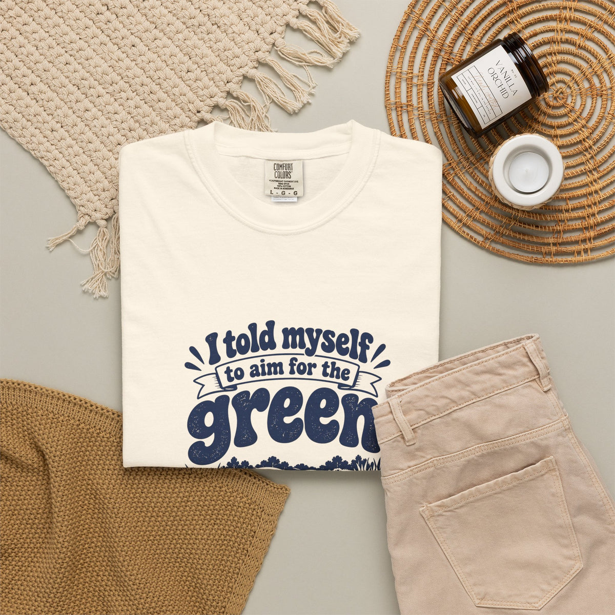 Aim for the Green – Funny Golf T-Shirt – Bad Advice Club product mockup