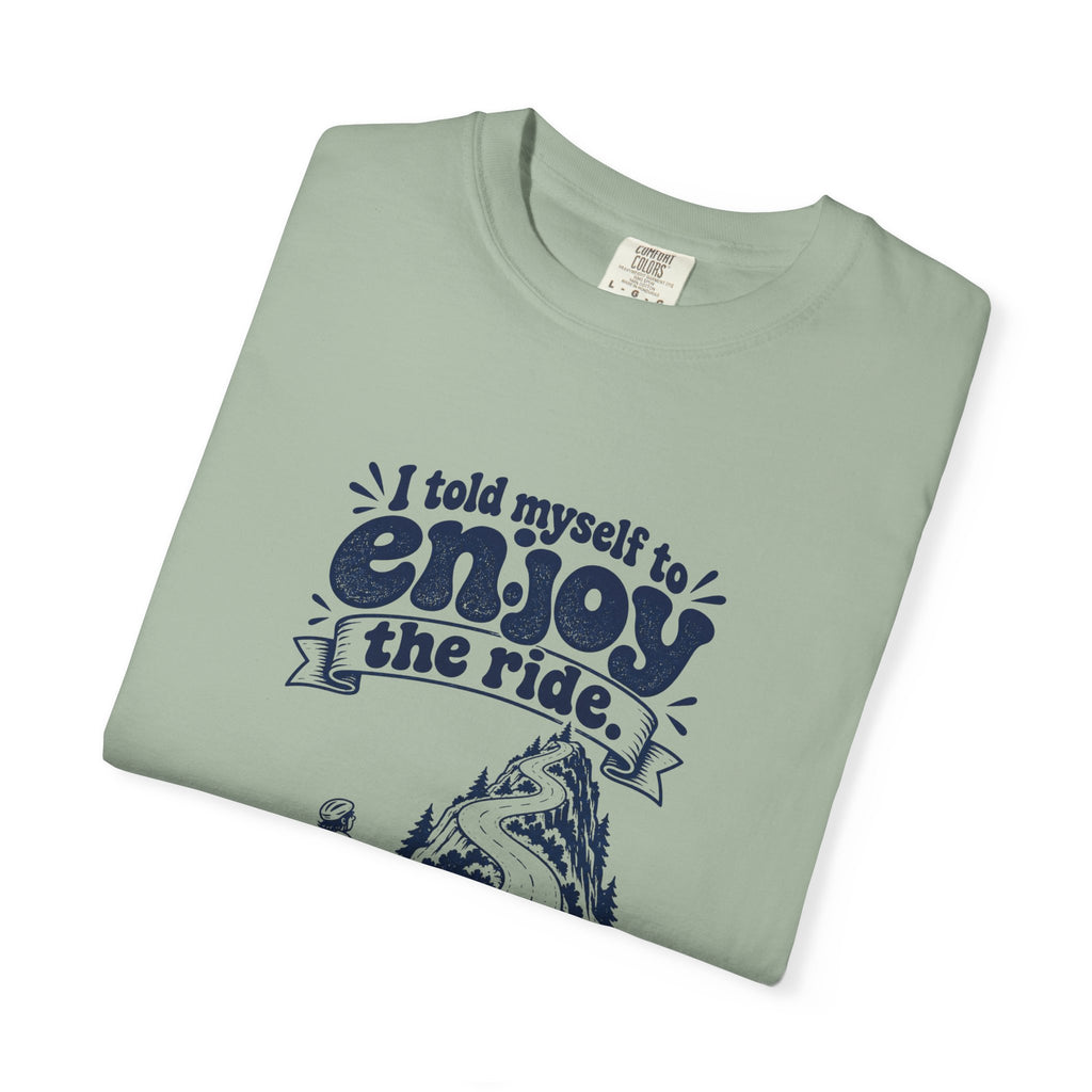 Enjoy the Ride – Funny Cycling T-Shirt – Bad Advice Club product mockup