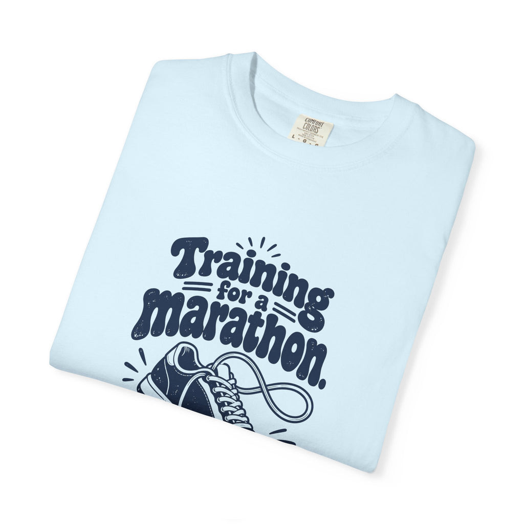 Questionable Marathon – Funny Running T-Shirt – Bad Advice Club product mockup