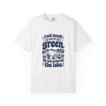 Aim for the Green – Funny Golf T-Shirt – White – Bad Advice Club product mockup