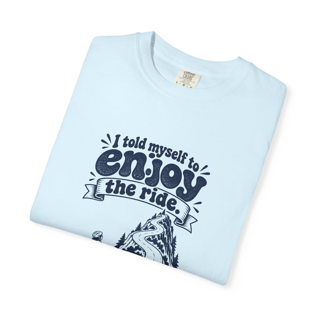 Enjoy the Ride – Funny Cycling T-Shirt – Bad Advice Club product mockup