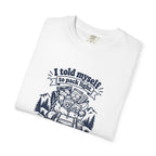 Pack Light – Funny Outdoor Escapes T-Shirt – Bad Advice Club product mockup